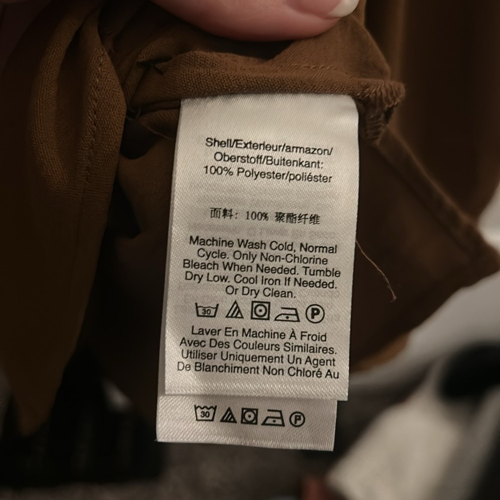 New DKNY Women’s Blouse Brown- Small - Picture 5 of 6